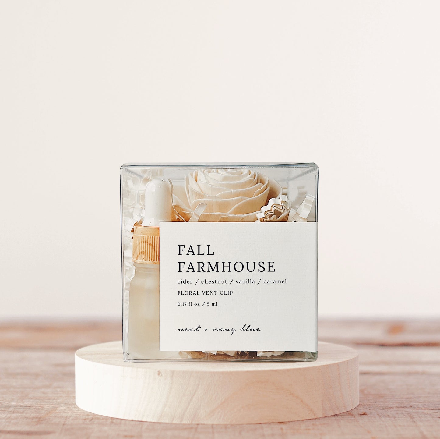 Fall Farmhouse Floral Vent Clip