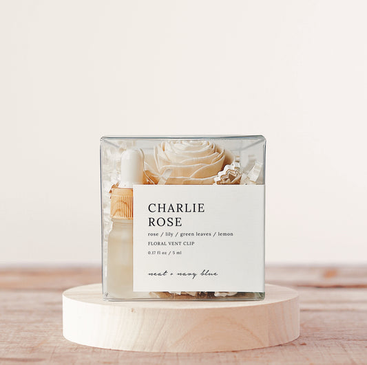 Charlie Rose Floral Vent Clip