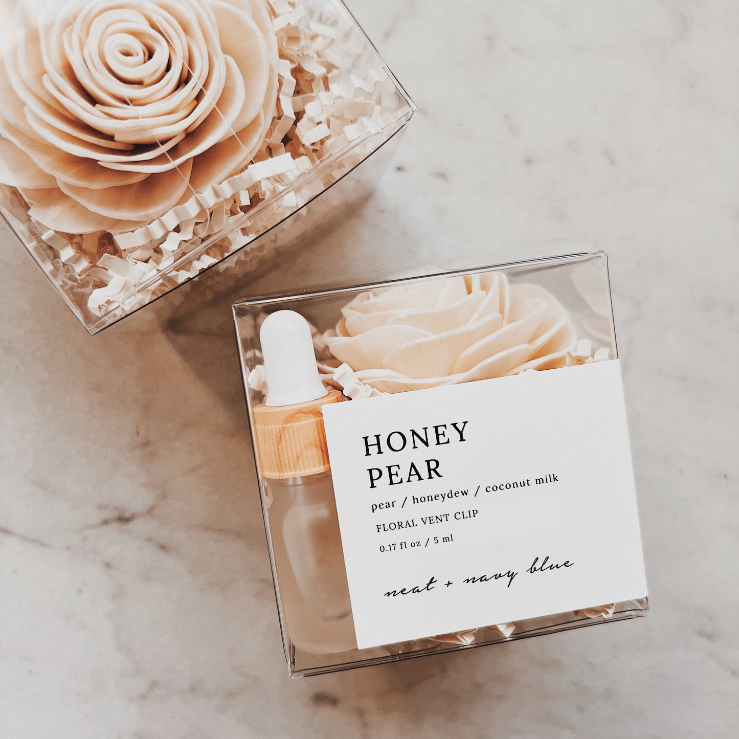 Wild Peonies Floral Vent Clip