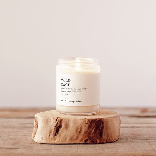Wild Sage 8 oz Soy Candle