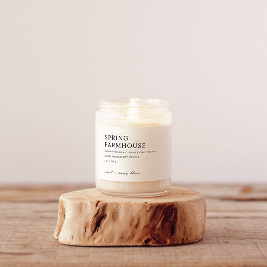 Spring Farmhouse 8 oz Soy Candle