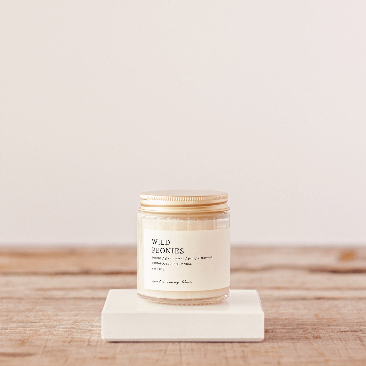 Wild Peonies 4 oz Soy Candle