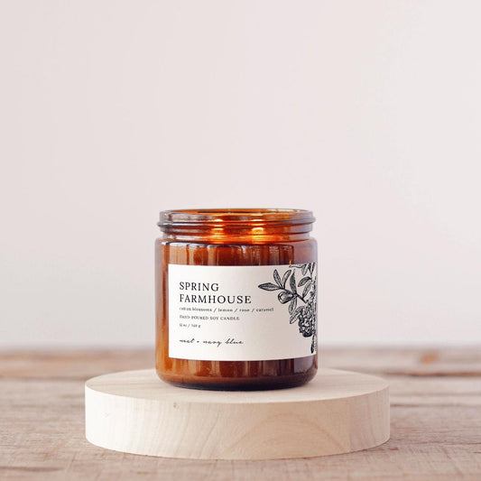Spring Farmhouse 12 oz soy candle