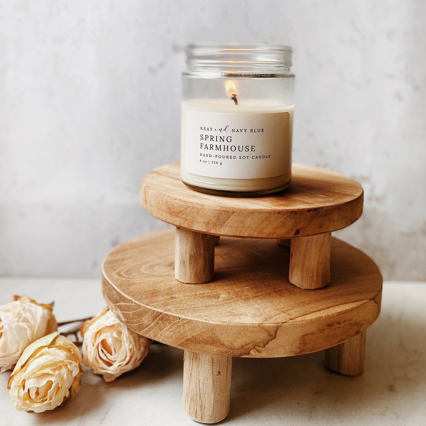 Wood Pedestal